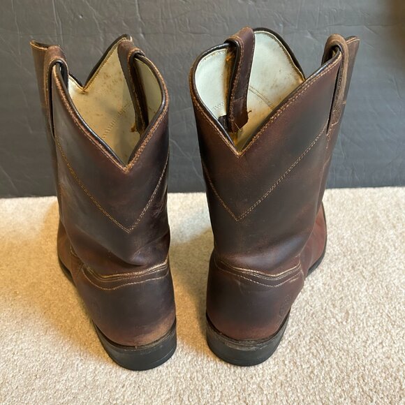 Durango Men's Brown Leather Boots - Picture 4 of 12